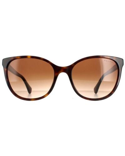Ralph Lauren By Cat Eye Havana Gradient Sunglasses - Brown