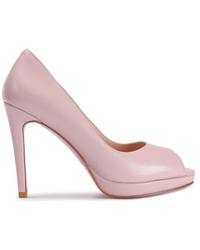 Nine West 'Cirme' Peep Toe Court Shoes Rubber - Pink
