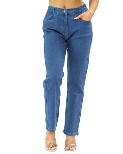 MYT Side Elastic Waist Jeans - Blue