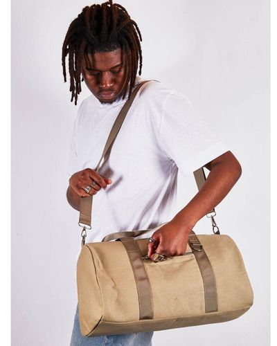 SVNX Cotton Canvas Weekend Bag Bag With Front Pocket - Green