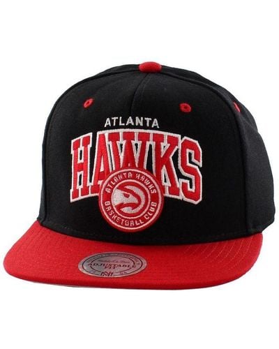 Mitchell & Ness Atlanta Hawks Cap Wool - Red