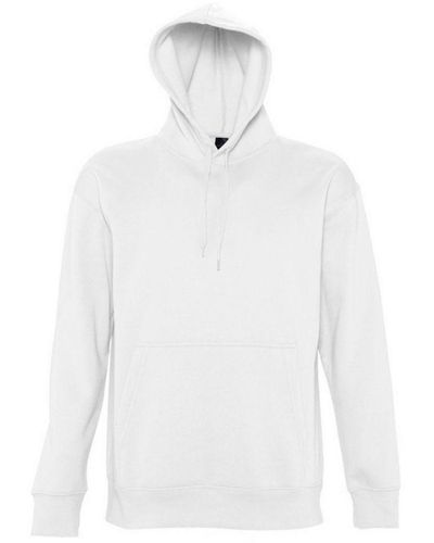 Sol's Slam Hooded Sweatshirt / Hoodie () - White