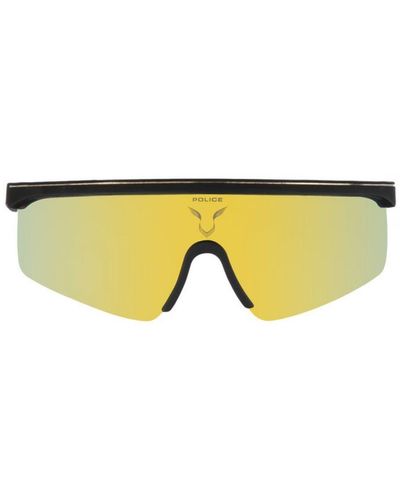 Police Spla28 6Aag Lewis Hamilton 07 Sunglasses - Yellow