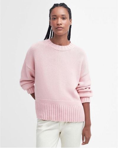 Barbour Clifton Knitted Jumper - Pink
