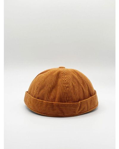 SVNX Kason Corduroy Docker Hat - Brown