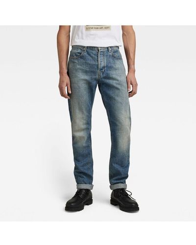 G-Star RAW G-star Raw Triple A Regular Straight Jeans Cotton in Blue for  Men | Lyst UK