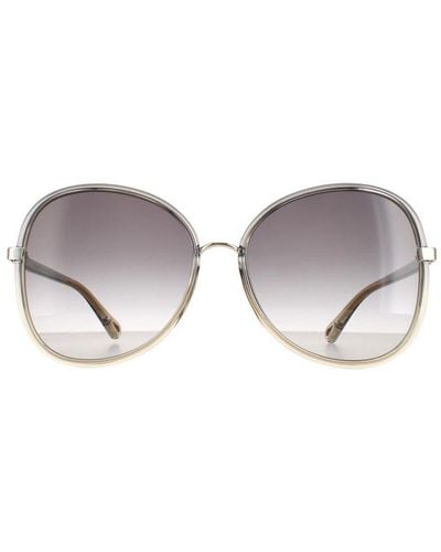 Chloé Chloé Butterfly To Crystal Fade And Gradient Ch0030S Franky - Grey