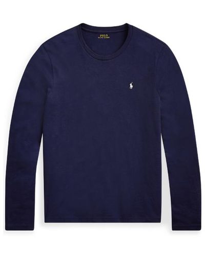 Polo Ralph Lauren Long Sleeve Crew T-Shirt - Blue