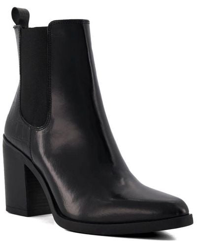 Dune Ladies Promising - Casual Western Boots Leather - Black