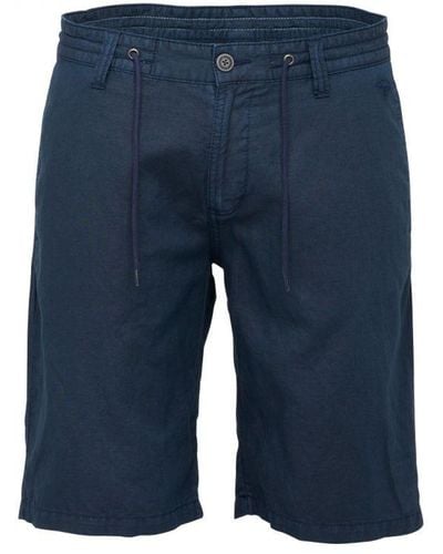 Fynch-Hatton Fynch Hatton Linen Shorts - Blue