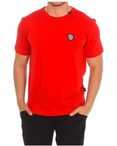 Philipp Plein Tips404 Short Sleeve T-Shirt - Red