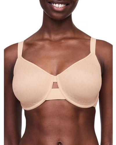 Chantelle Smooth Lines Very Covering Moulded Bra - Brown