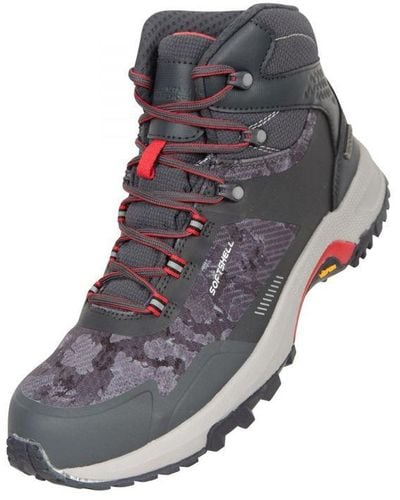 Mountain Warehouse Extreme Spectrum Camo Softshell Walking Boots () - Grey