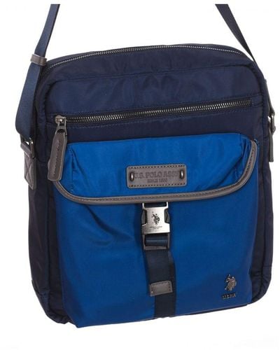 U.S. POLO ASSN. Large Shoulder Bag Beus96028Mip - Blue