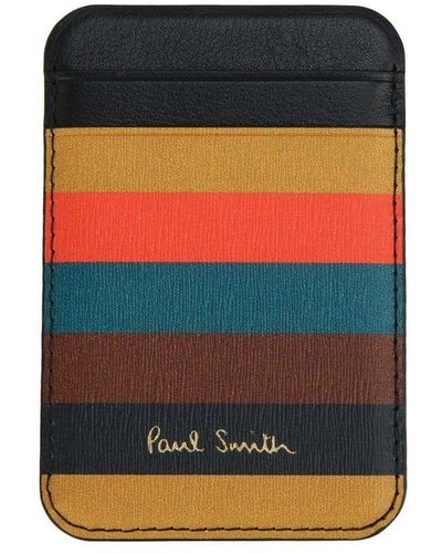 Paul Smith Accessories Magsafe Magnetic Iphone Wallet - Orange
