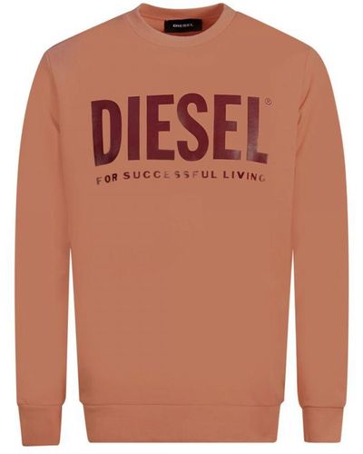 DIESEL S-Division-Logo Jumper - Orange