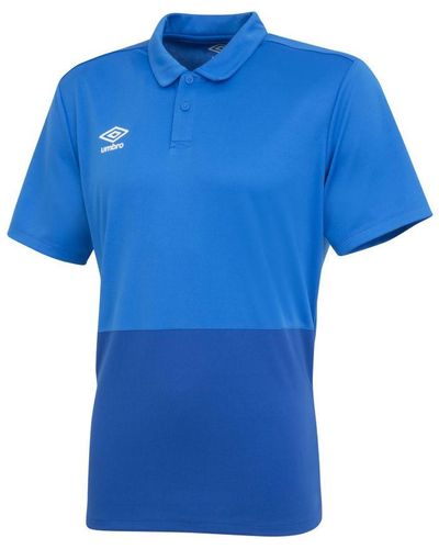 Umbro Polyester Poloshirt (koningsblauw/fransblauw)