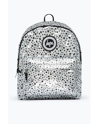 Hype Glitter Star Backpack - Grey