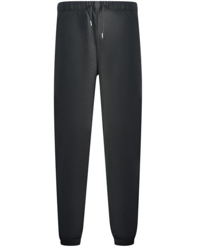 Fred Perry Loop Back Achor Grey Sweat Trousers Cotton - Black