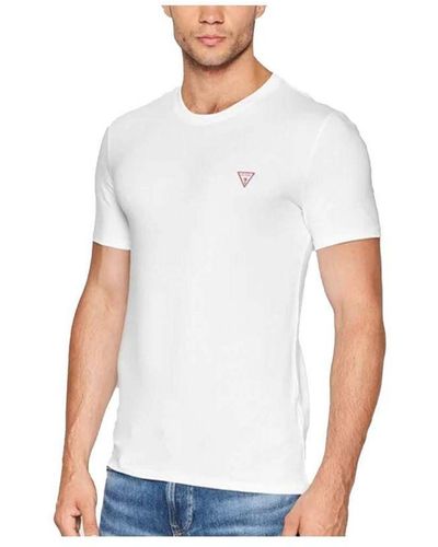 Guess Slim Fit T-shirt Voor - Wit
