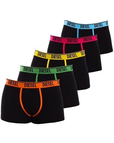 DIESEL Pack-3 Slips Cotton Stretch 00sqzs-0eaxl Hombre - Multicolour