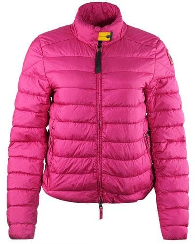 Parajumpers Sybil Fuchsia Pink Down Jacket - Roze