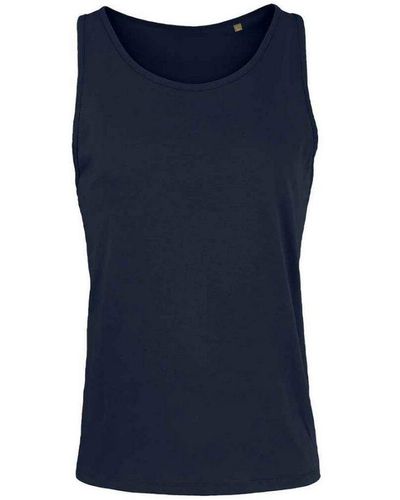 Sol's Adult Crusader Organic Cotton Tank Top (French) - Blue