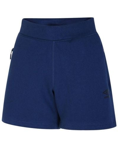 Umbro Pro Elite Fleece Shorts (marine) - Blauw