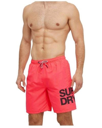 Superdry Mode Badpak - Rood