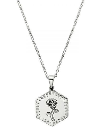 noelani Chain With Pendant For Ladies, 925 Sterling - Metallic