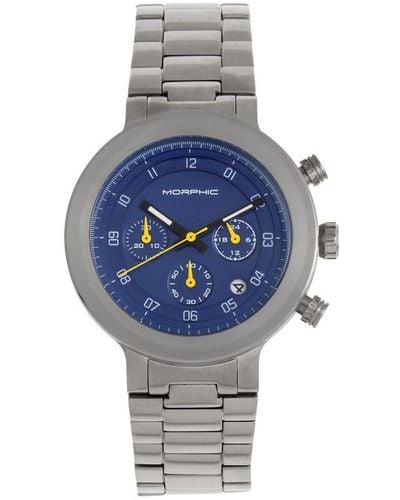 Morphic M78 Series Chronograph Bracelet Watch Stainless Steel - Blue