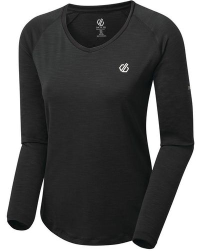 Regatta Discern T-shirt Met Lange Mouwen (zwart)
