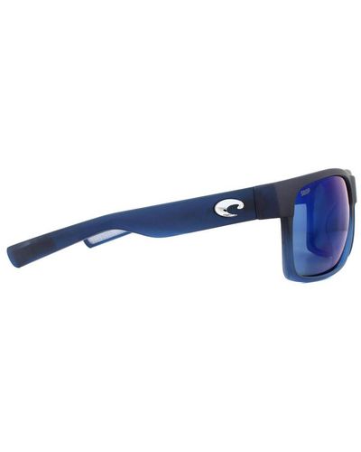 Costa Del Mar Sunglasses Half Moon Hfm 181 Ogp And Shiny Tortoise Mirror Plastic - Blue