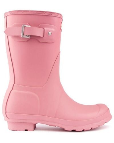 HUNTER Original Short Boots - Pink