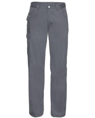 Russell Polycotton Twill Trouser / Trousers - Grey