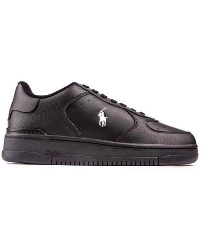 Polo Ralph Lauren Masters Court Trainers - Brown