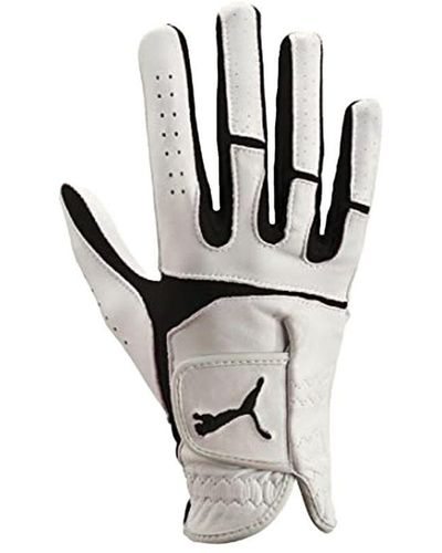 PUMA Right Hand Leather Flex Lite Performance Golf Glove 908184 01 - White