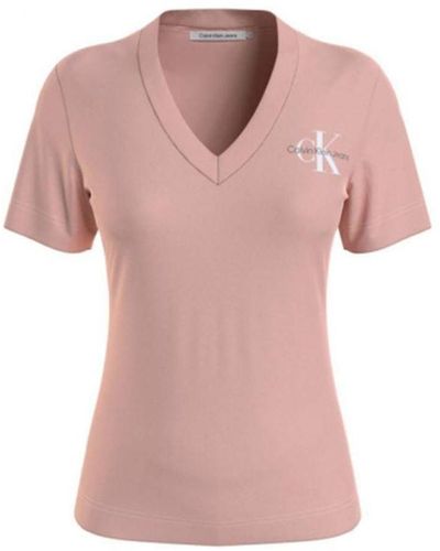 Calvin Klein Calvin Klein T-shirt Met Normale Pasvorm Voor - Roze