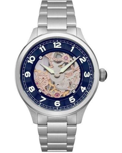 Thomas Earnshaw Baron Automatic Granite Watch Es-8189-22 - Blue