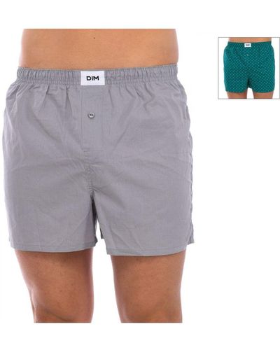 DIM Pack-2 Boxers Ecosmart With Elastic Band D0Arm - Grey