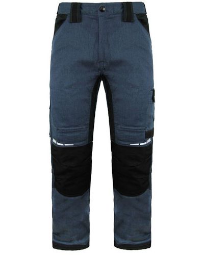 Dickies Gdt Premium Kneepad Work Wear Trousers - Blue