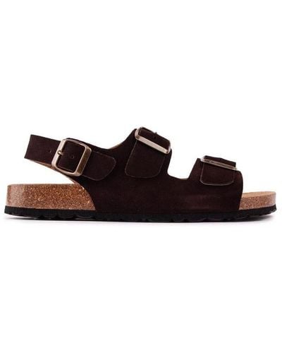 Sole Oxley Footbed Sandalen - Bruin