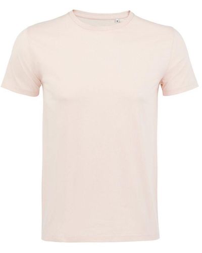 Sol's Milo Organic T-shirt (romig Roze)