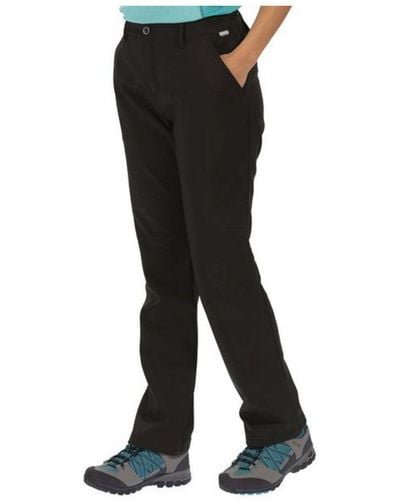 Regatta Fenton Durable Softshell Walking Trousers - Black