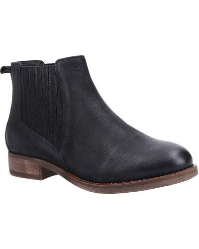 Hush Puppies Edith Leather Chelsea Boots - Black
