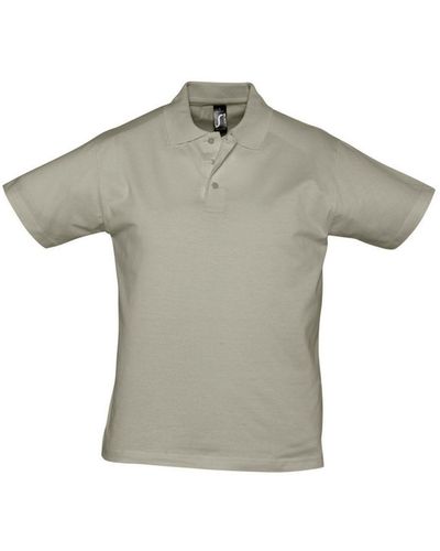 Sol's Prescott Jersey Short Sleeve Polo Shirt - Green