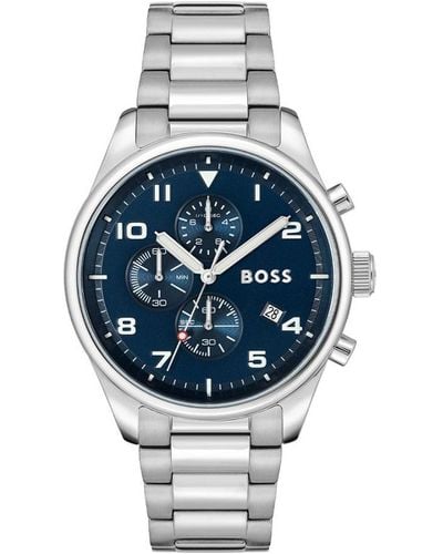BOSS View Watch 1513989 Stainless Steel (Archived) - Metallic