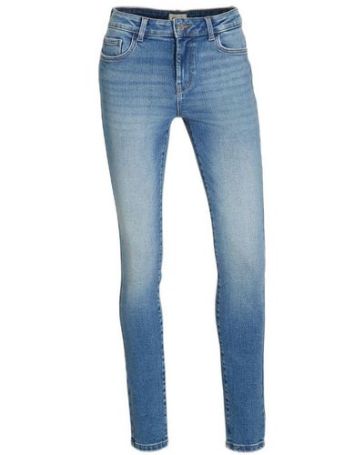 ONLY Skinny Jeans Onlrush Medium Blue Denim - Blauw