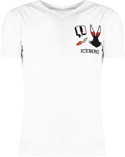 Iceberg T-shirt Bugs Mannen Wit
