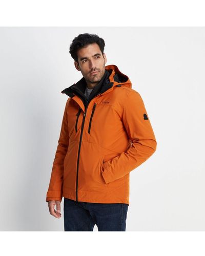 TOG24 Denton Waterproof 3-in-1 Jacket Dark Orange